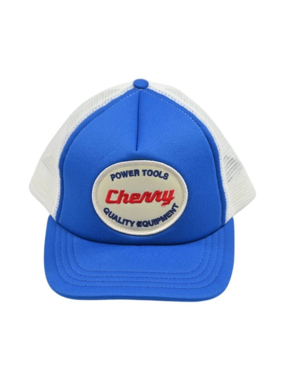 Cherry LA Power Tools Mesh Trucker Hat in Blue White